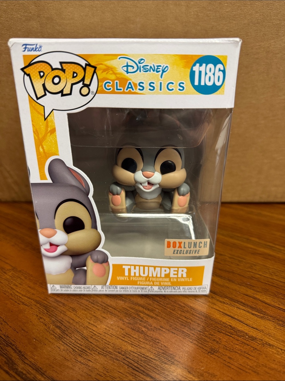 Funko Pop! Thumper Vinyl Figure - Gray, Brown, Pink